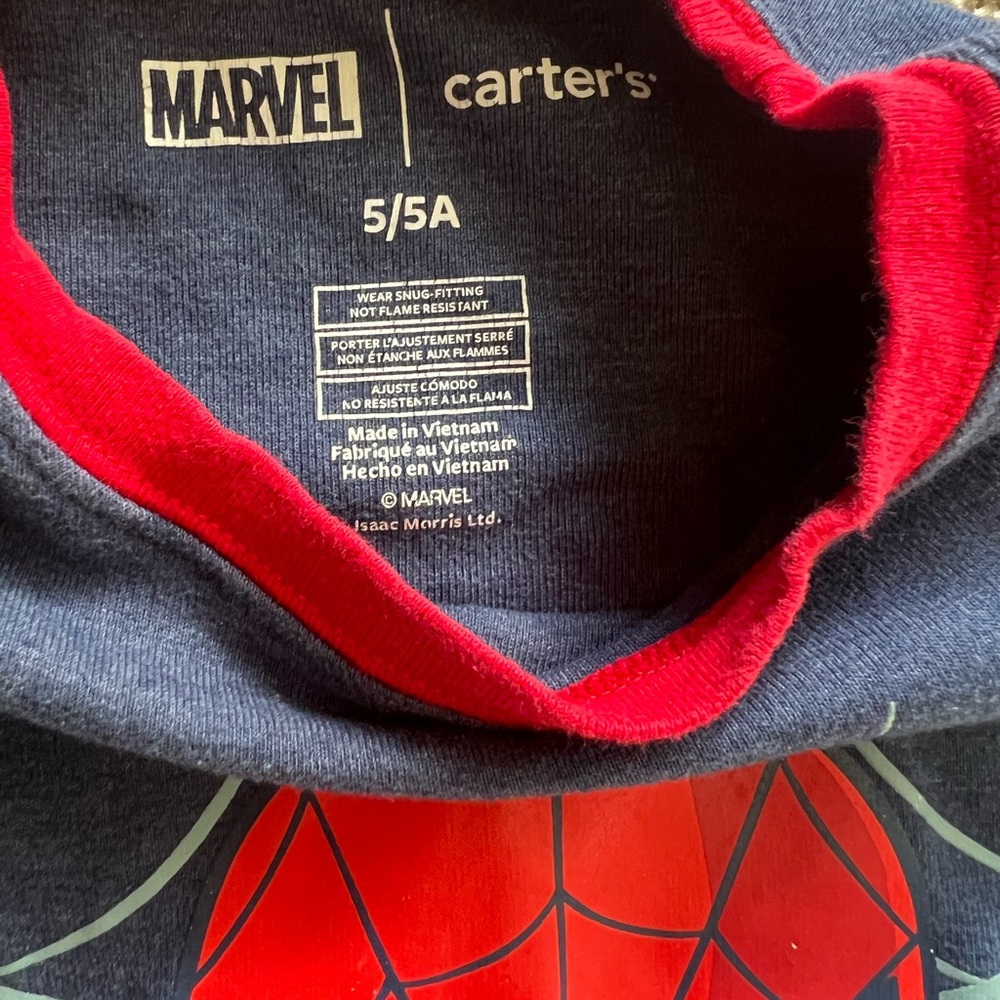 Carter’s Marvel Boys Short Sleeve Spider-Man Pajamas. | 5 - Picture 4 of 4